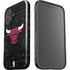 NBA Chicago Bulls Black Distressed iPhone 16 Impact Case